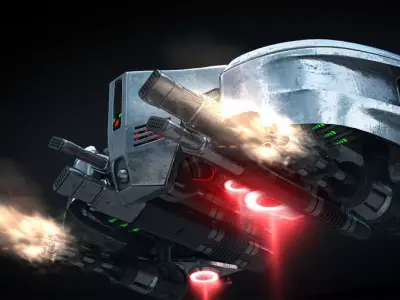drone spaceship 3D model