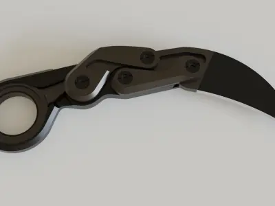 Morphing Karambit 3D model