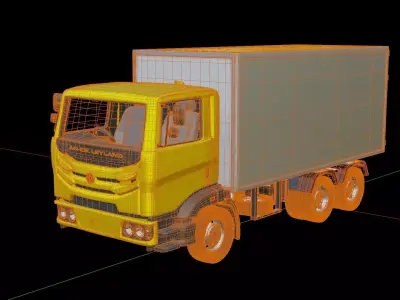 Ashok Leyland AVTR Cargo Truck 3D model