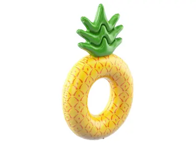 Inflatable Pineapple Pool Toy 3D model