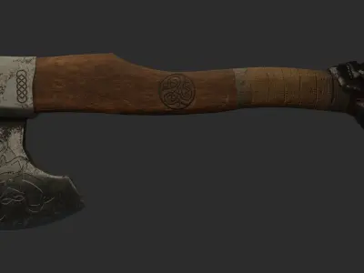 The Axe Free low-poly 3D model