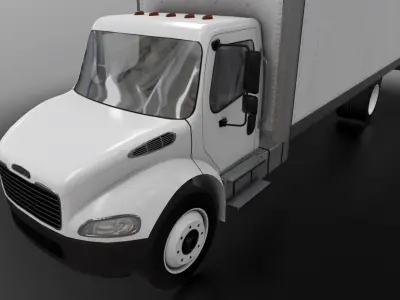 Freightliner M2 Box Van 3D model