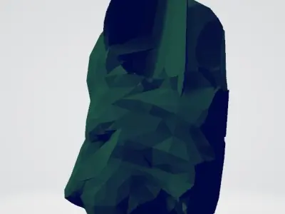 lion head necklace Free 3D print model