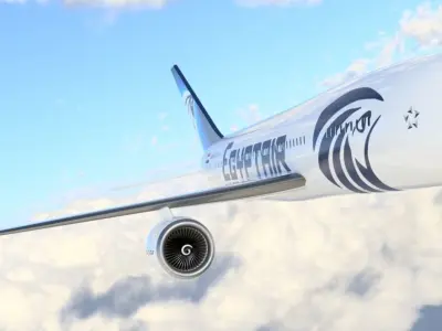 Boeing 787-9 Dreamliner Low-poly 3D model