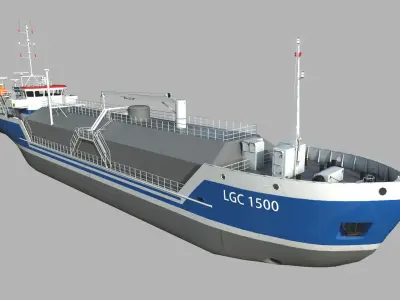 Ships tanker 3D model