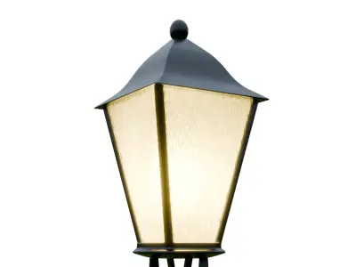 Lamppost Model Three Pack- Three Super Realistic Lamppost Models 3D model