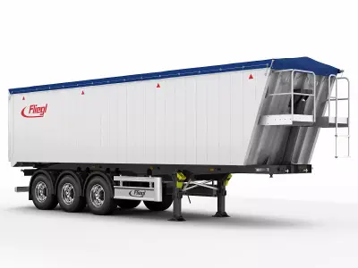 Trailer grain-carrier 3D model
