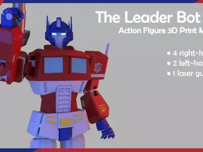 Optimus Prime G1  Action Figure  Free 3D print model