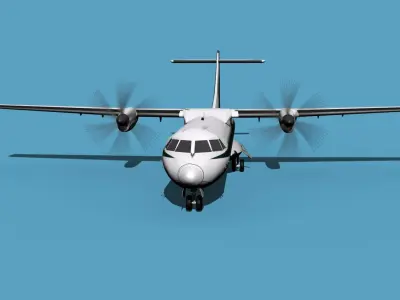 ATR  ATR-72-600 Alitalia 3D model