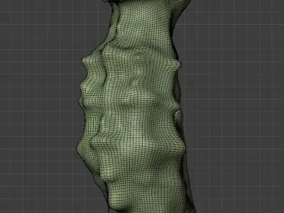 Atlantic seahorse rigged 3D model