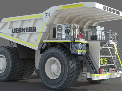 Liebherr T 282B Mining Truck 3D model