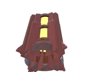 Generator 04 Low-poly 3D model