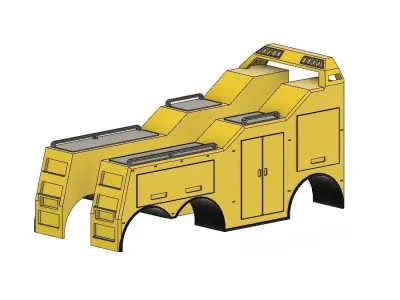 ABSCHLEPPER AUFBAU LKW TRUCK RC 3D print model