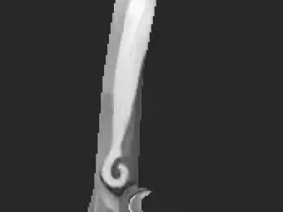 Pack With 30 Fantasy Swords - Part 06 Low-poly 3D model