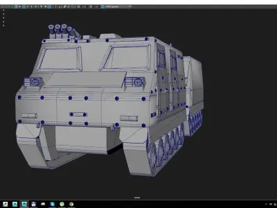 ATTC Bronco Low-poly 3D model
