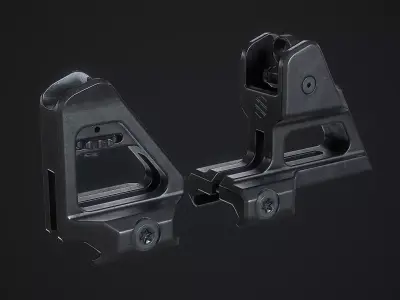 Scalarworks Peak Sights  Low-poly 3D model