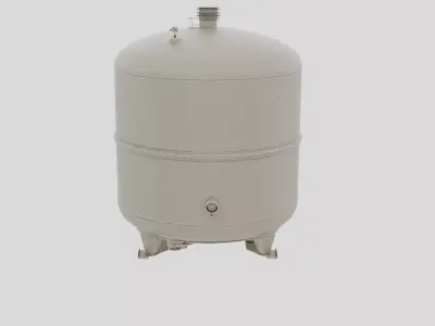 Industrial Factory Compressed Air Receiver Tank for 3D print 3D model
