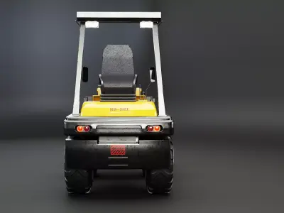 Small Agricultural Wheeled Loader 3D model