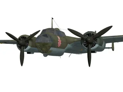 Dornier Do17 Z-2 3D model