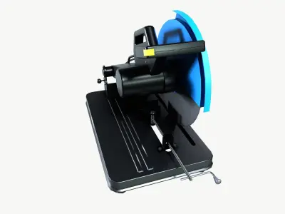 steel cutter Low-poly 3D model