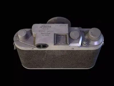 Leica Camera Low-poly 3D model