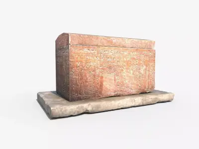 Egyptic Sarcophagus 3D model