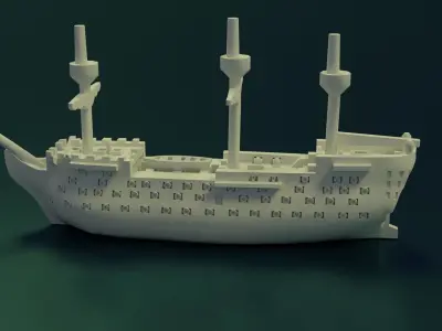 HMS Victory 3D print model