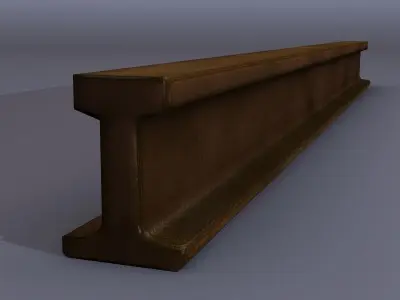 Rusty Rail 3D model