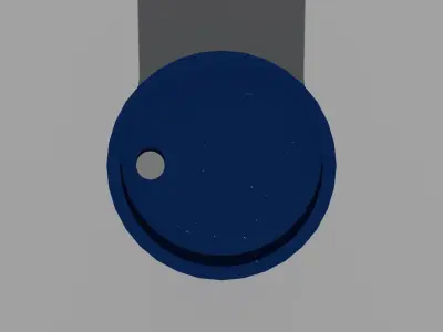 Plastic Barrel Low-poly 3D model buy