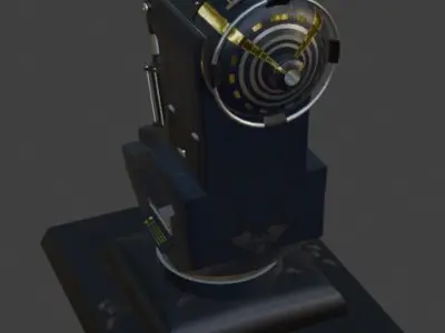 TD Tower 005L Low-poly 3D model