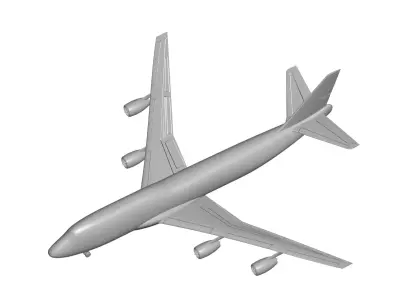 Boeing 747 3D model order