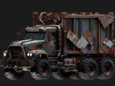 Armored Cargo Truck 3D model
