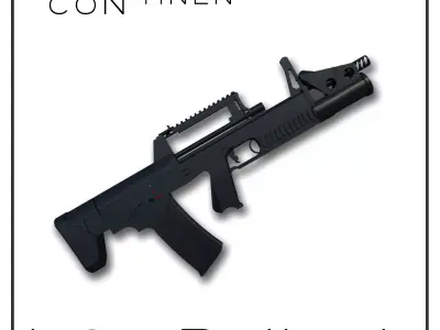 I-91 Bullpup 3D model