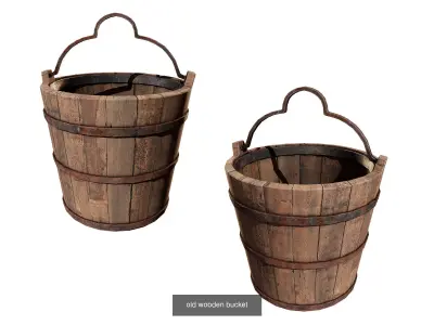 Medieval Collection 3D Model set of wooden 3D Model Pack