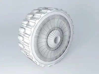 tire wheel 3D model by raybearmass