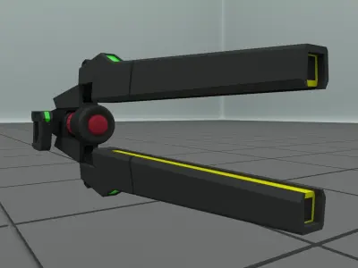 Prototype GN Mega Launcher Parts Model 3D Print 3D print model
