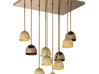 Bombarda II Suspension Lamp 3D model