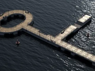 Marina for boats  2022 3D model