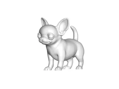 Chihuahua Dog 3D model