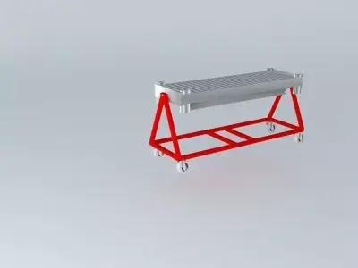 Hall A Quartz Class Calorimeter Free 3D model