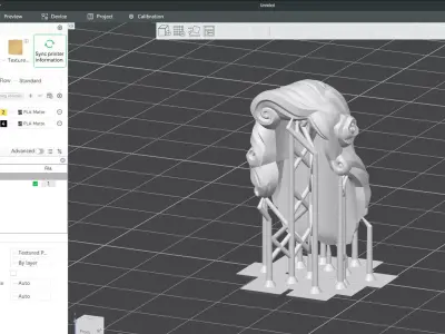 Custom3Dprint Minifigure Accessory - Minifigure Hair S2 - 114 3D print model