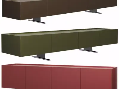 Libra Sideboard By Minotti 3D model