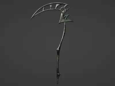Grim Reaper Scythe 3D model