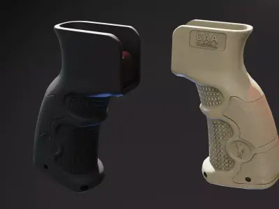 CAA G47 pistol grip Low-poly 3D model
