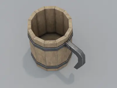 Medieval village hand tools collection 3D Model Pack