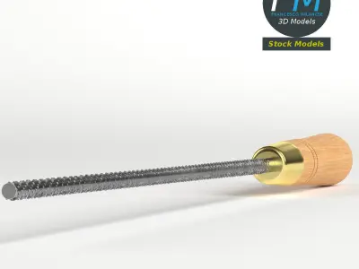Round rasp 3D model