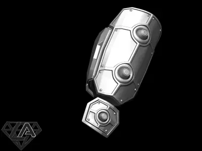 Combat arm protection night sentinel 3D print model