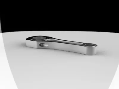 Piston and Conrod Free 3D model