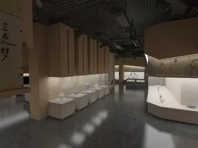 Museum 1 3D model purchase