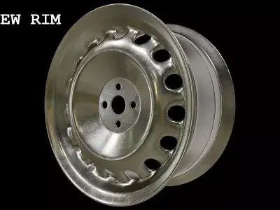 LADA New Rim game ready by mkaplunow Low-poly 3D model